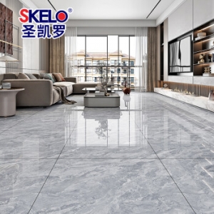 圣凯罗（SKELO） 简约灰色连纹通体大理石瓷砖800x800地砖客厅防滑耐磨地板砖 TL885宾利灰（连纹） 800*800